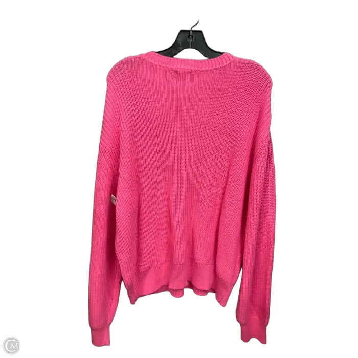 Sweater By Gap In Pink, Size: Xl