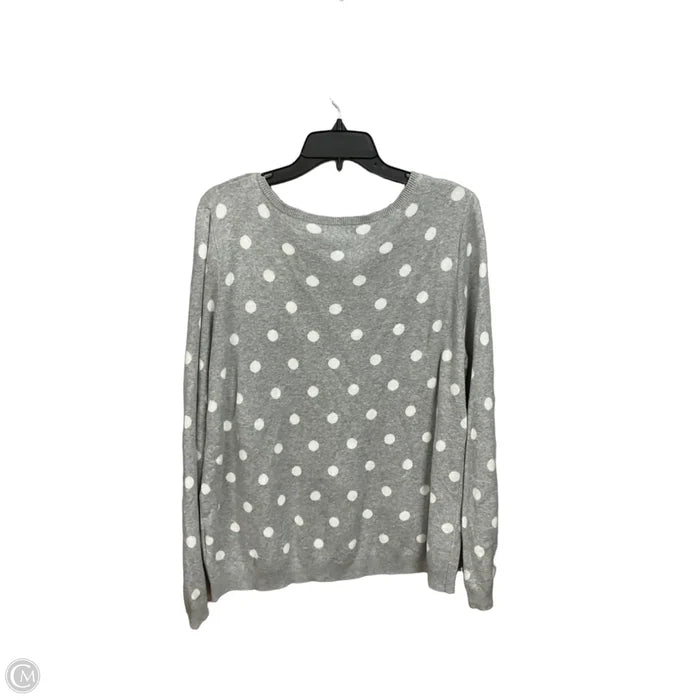 Sweater By Old Navy In Grey & Orange, Size: Xxl