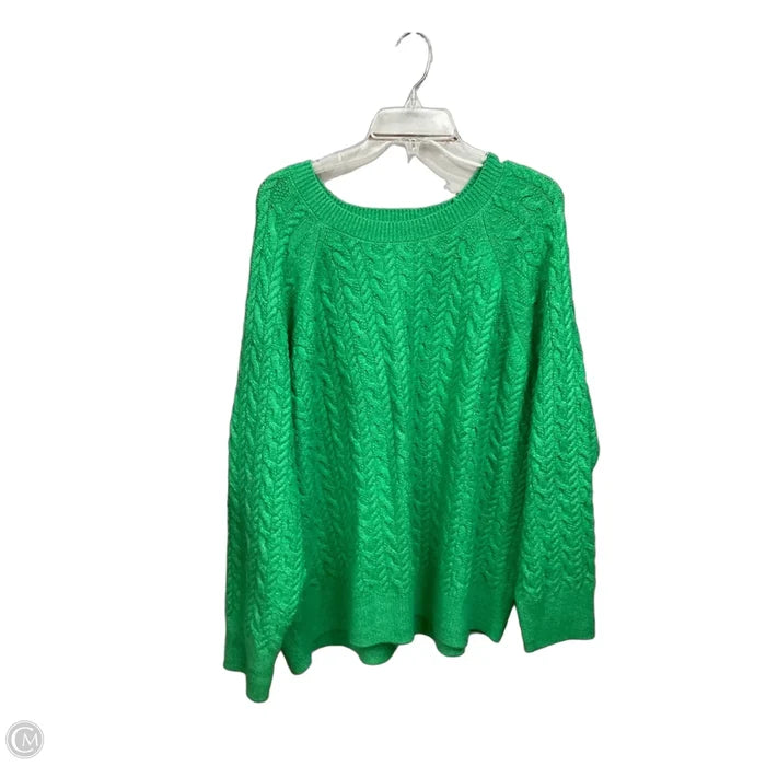 Sweater By On 34th In Green, Size: 3x