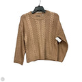 Sweater By Tahari In Tan, Size: Xs
