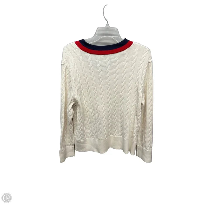 Sweater By Talbots In Cream, Size: Xlp