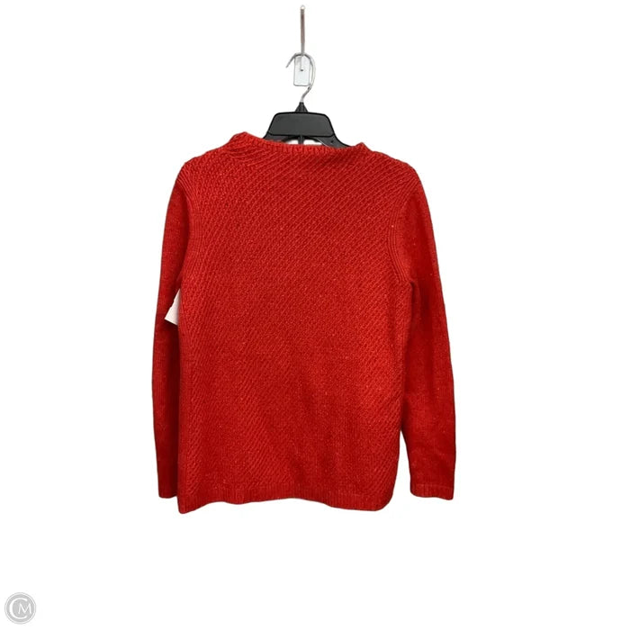 Sweater By Talbots In Orange, Size: S
