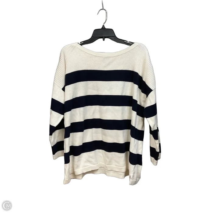 Sweater By Talbots In Striped Pattern, Size: 3x