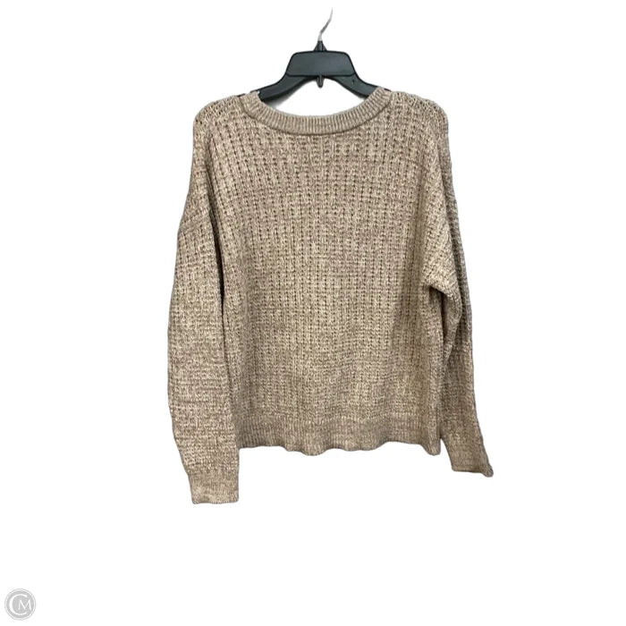 Sweater By Time And Tru In Tan, Size: Xl
