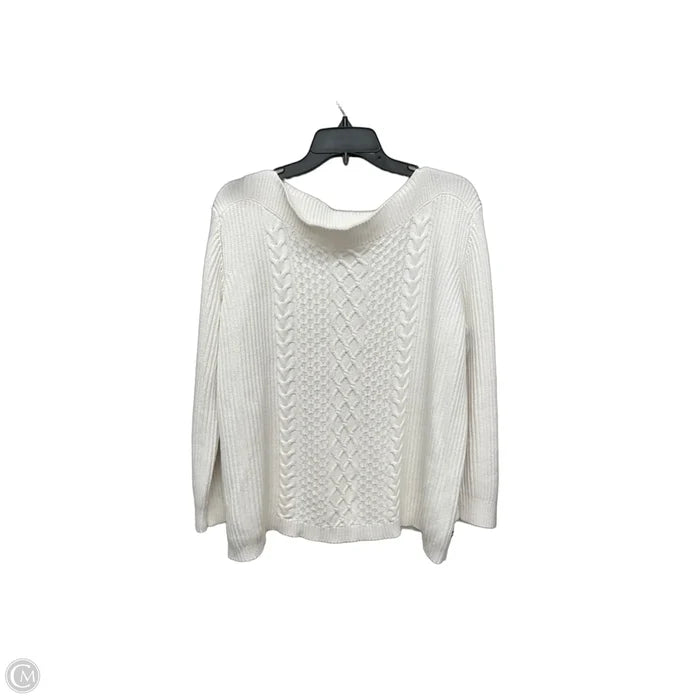 Sweater By Tommy Hilfiger In White, Size: Xl