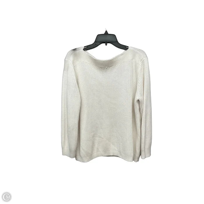 Sweater By Tommy Hilfiger In White, Size: Xl