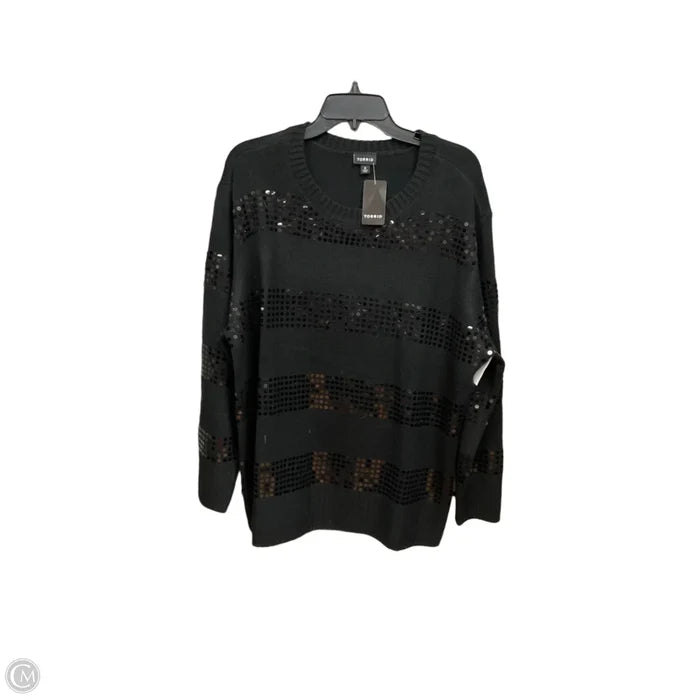 Sweater By Torrid In Black, Size: L