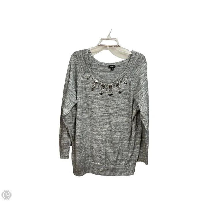 Sweater By Torrid In Grey, Size: 2x