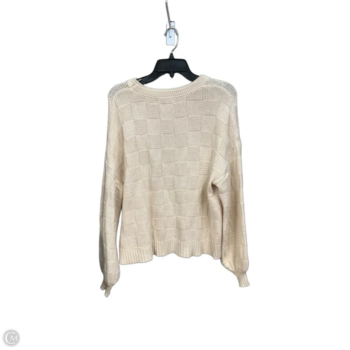 Sweater By Z Supply In Beige, Size: Xs