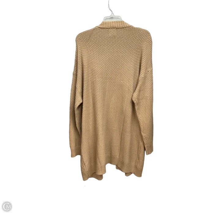 Sweater Cardigan By Gap In Tan, Size: Xl