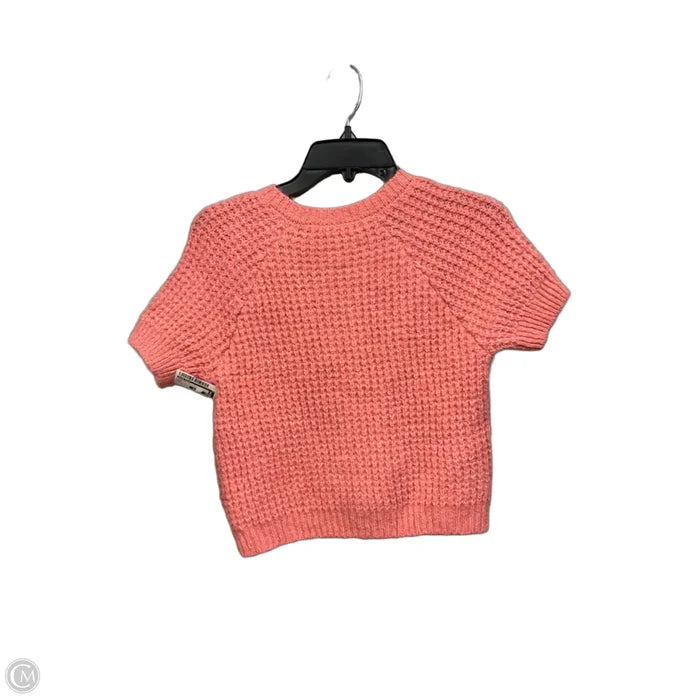 Sweater Short Sleeve By Pink Rose In Pink, Size: S