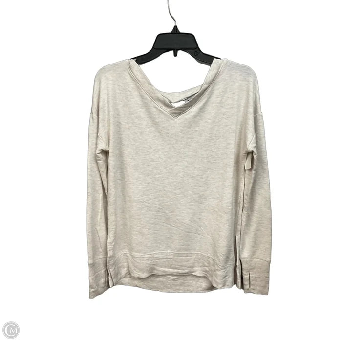 Sweatshirt Collar By Athleta In Beige, Size: Xs