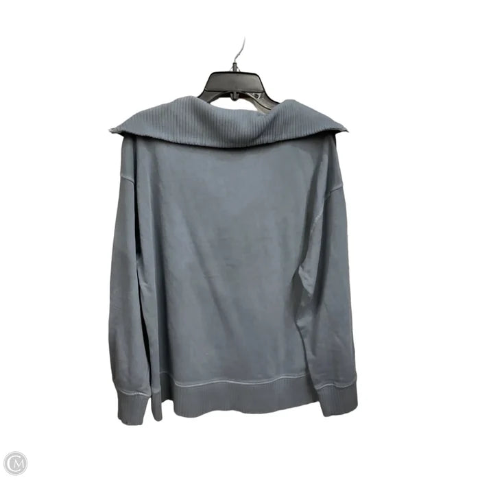 Sweatshirt Collar By C And C In Blue, Size: L