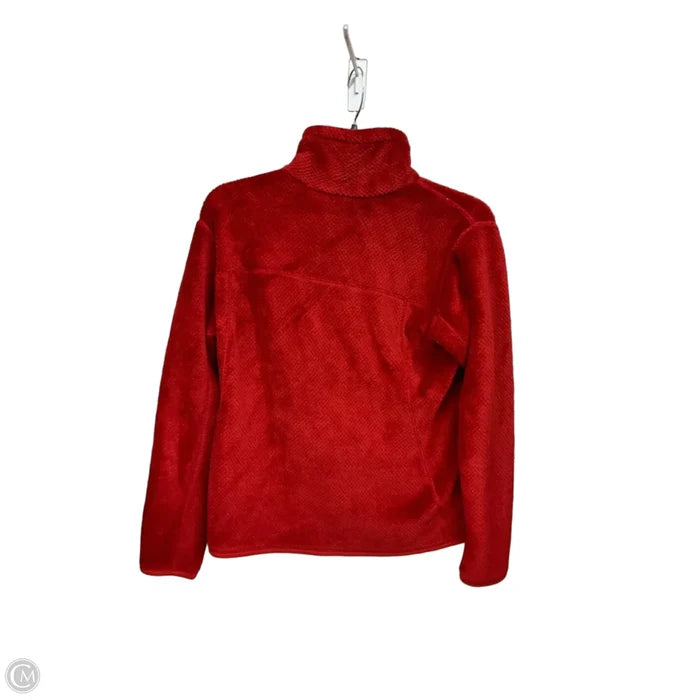 Sweatshirt Collar By Patagonia In Red, Size: M