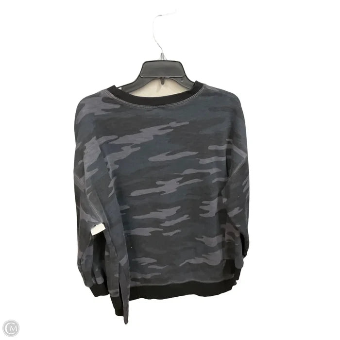 Sweatshirt Crewneck By Old Navy In Camouflage Print, Size: M