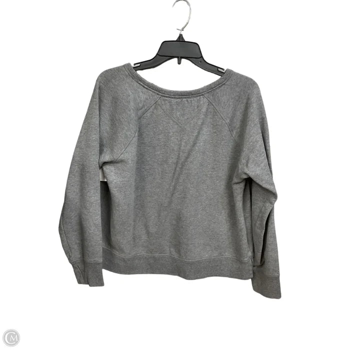 Sweatshirt Crewneck By Tommy Hilfiger In Grey, Size: Xl