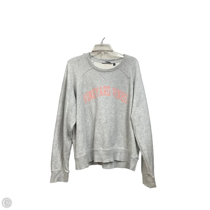 Sweatshirt Crewneck By Vineyard Vines In Grey, Size: Xl