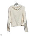 Sweatshirt Hoodie By Aerie In White, Size: M