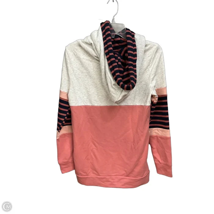 Sweatshirt Hoodie By Clothes Mentor In Pink, Size: S
