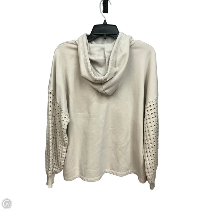 Sweatshirt Hoodie By Time And Tru In Tan, Size: Xl