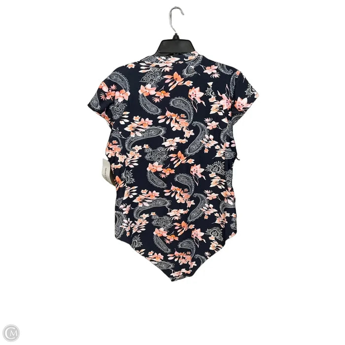 Swimsuit By Clothes Mentor In Navy, Size: 3x