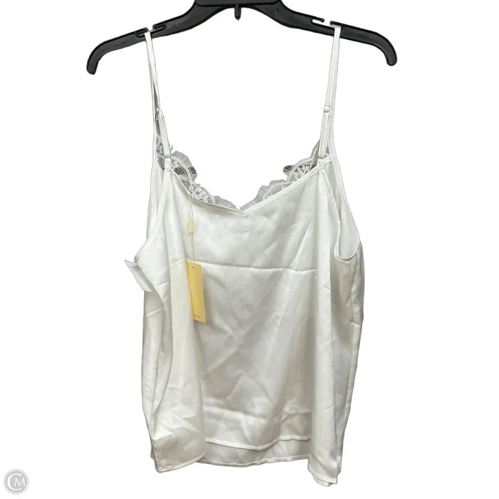 Tank Top By Ekouaer In White, Size: Xxl