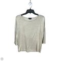 Top 3/4 Sleeve Basic By Limited In Beige, Size: M