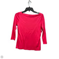 Top 3/4 Sleeve Basic By Talbots In Pink, Size: Sp