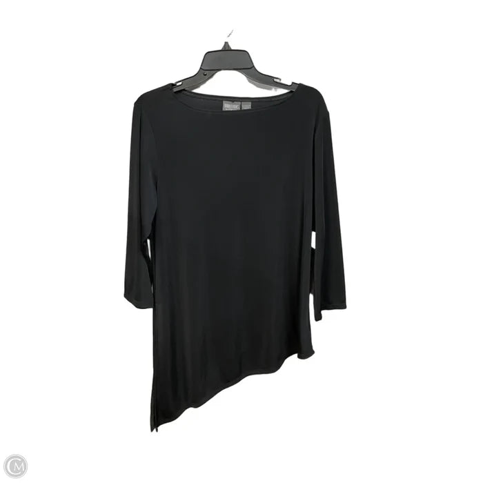 Top 3/4 Sleeve By Additions By Chicos In Black, Size: L