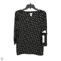 Top 3/4 Sleeve By Chicos In Polkadot Pattern, Size: M
