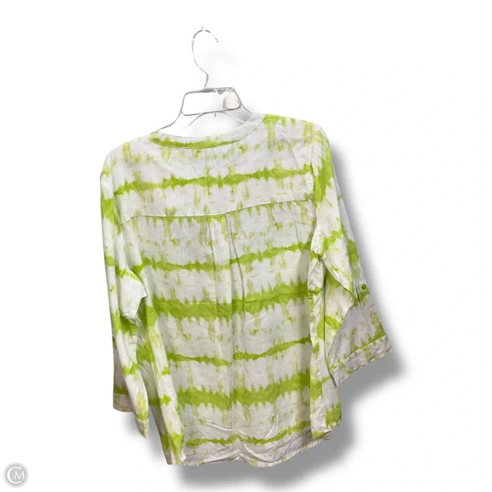 Top 3/4 Sleeve By Coral Bay In Green, Size: Xl