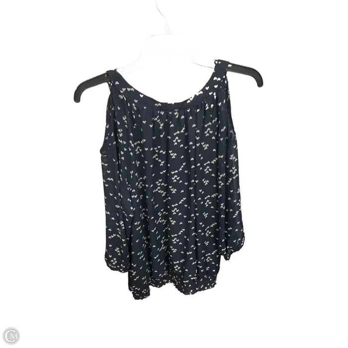 Top 3/4 Sleeve By Daniel Rainn In Navy, Size: L
