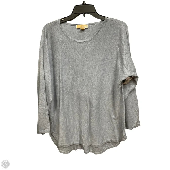 Top 3/4 Sleeve By Michael By Michael Kors In Blue, Size: Xl