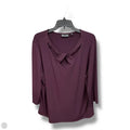 Top 3/4 Sleeve By New York And Co In Purple, Size: Xxl