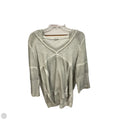 Top 3/4 Sleeve By Pol In Green, Size: S