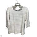 Top 3/4 Sleeve By Talbots In White, Size: Mp