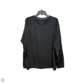 Top Long Sleeve Basic By Clothes Mentor In Black, Size: Xxl