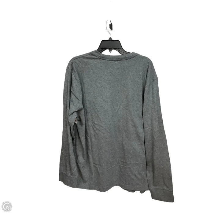 Top Long Sleeve Basic By Eddie Bauer In Grey, Size: Xl