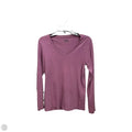 Top Long Sleeve Basic By Eddie Bauer In Purple, Size: L