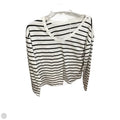 Top Long Sleeve Basic By Gap In Striped Pattern, Size: M