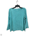 Top Long Sleeve Basic By J. Crew In Aqua, Size: L