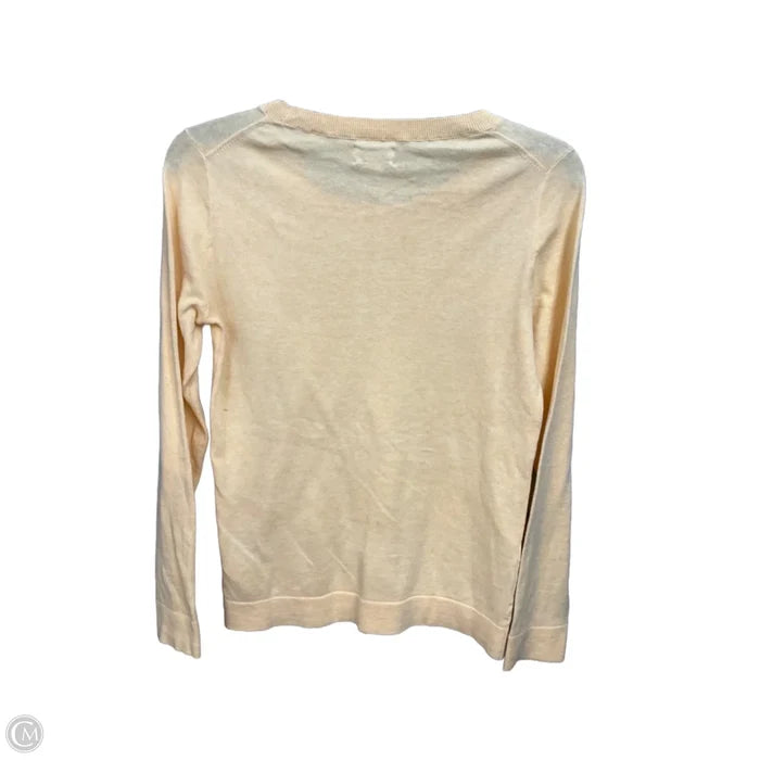 Top Long Sleeve Basic By J. Crew In Yellow, Size: Xs