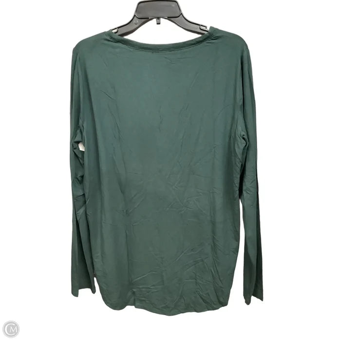Top Long Sleeve Basic By Jones New York In Green, Size: Xl