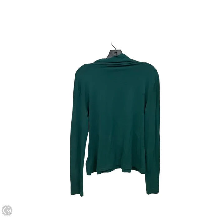 Top Long Sleeve Basic By St. John In Green, Size: L