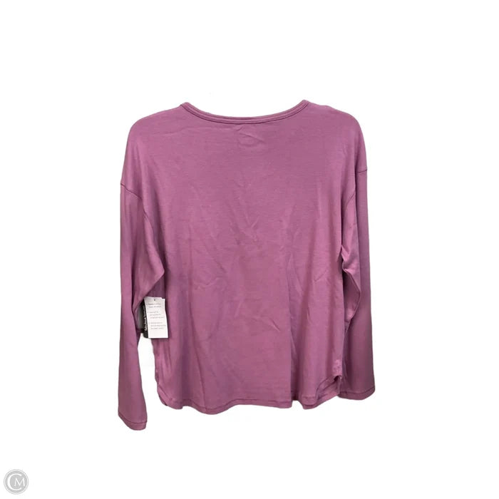 Top Long Sleeve Basic By West Bound In Purple, Size: Mp