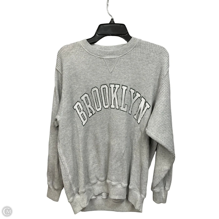 Top Long Sleeve By Aerie In Grey, Size: Xs