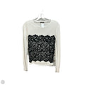 Top Long Sleeve By Ann Taylor In White, Size: Xs