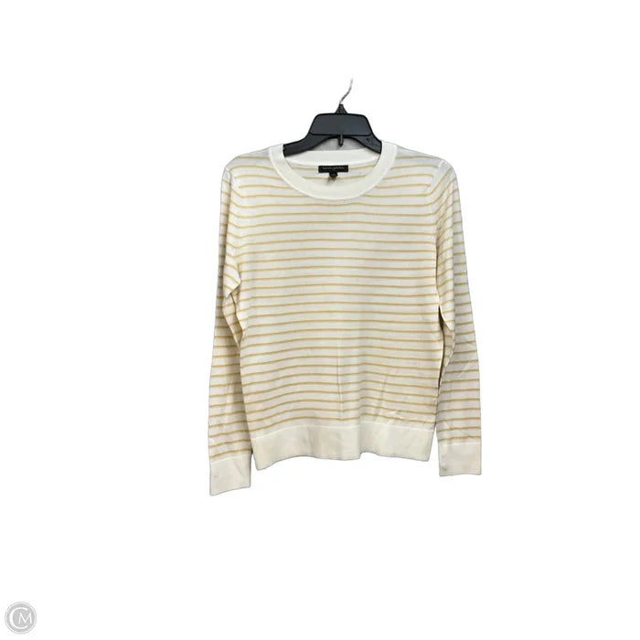 Top Long Sleeve By Banana Republic In Striped Pattern, Size: S