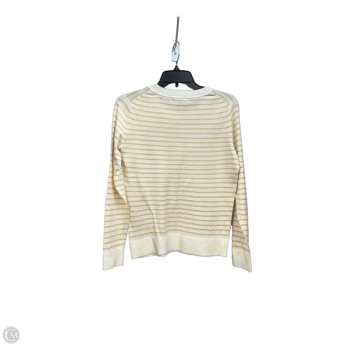Top Long Sleeve By Banana Republic In Striped Pattern, Size: S