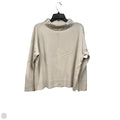 Top Long Sleeve By Black Label In Silver & Tan, Size: M